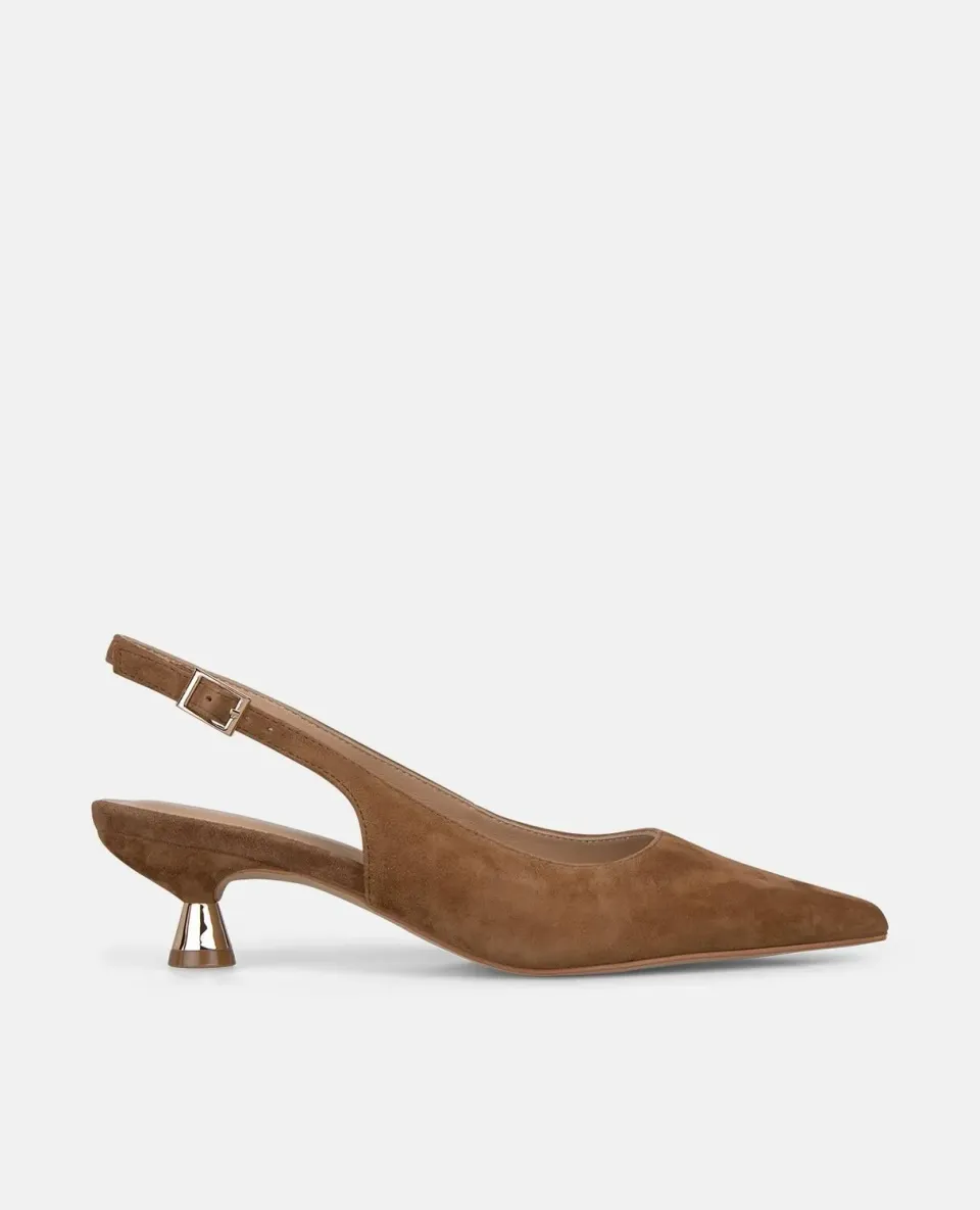 Alma en Pena V265204 escarpins cuir camel talon 4 cm