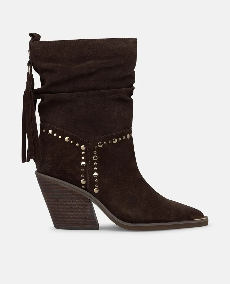 Alma en Pena I260718 bottines cowboy marron 8 cm