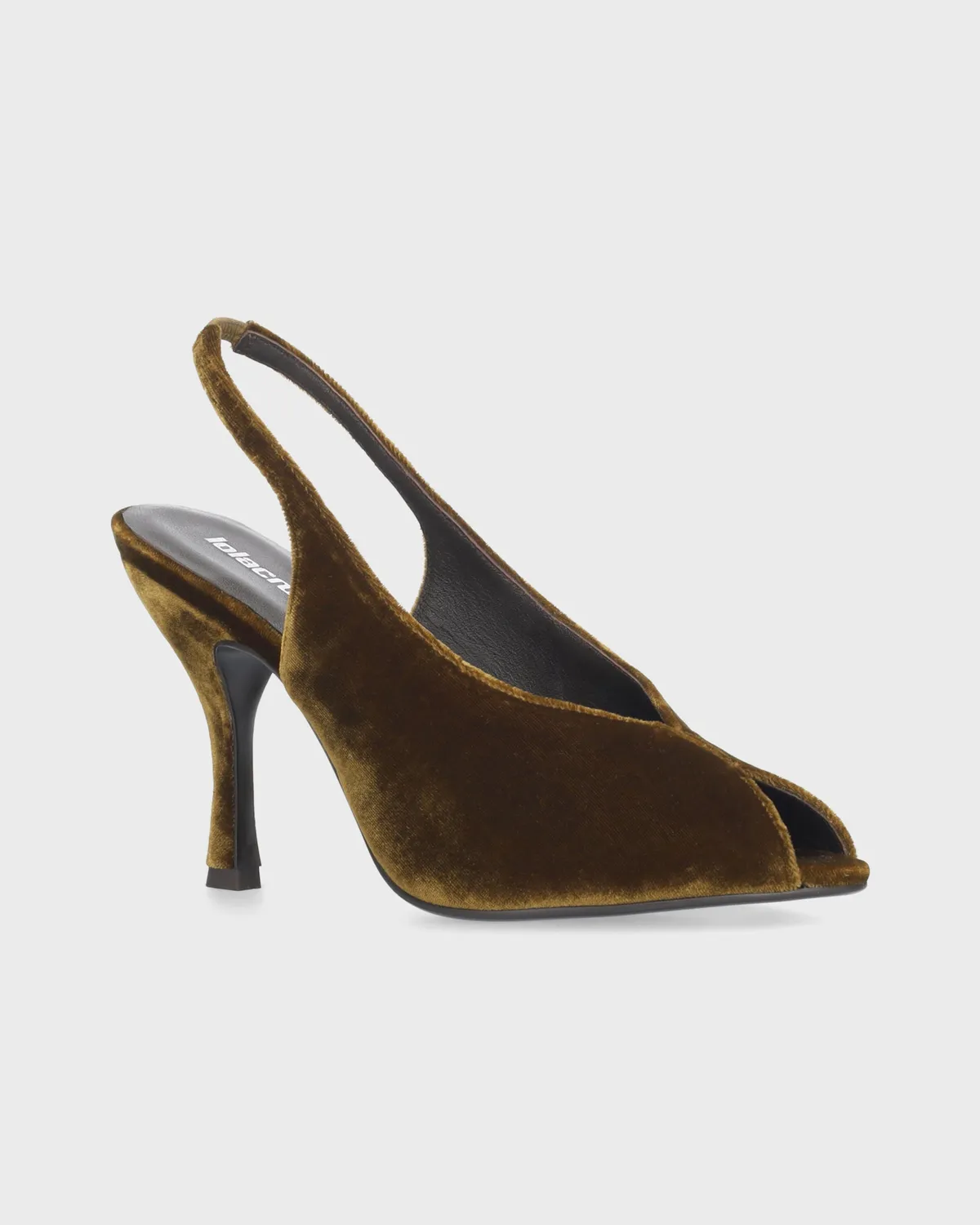 Lola Cruz Gabriette 95 escarpins ocre talon haut