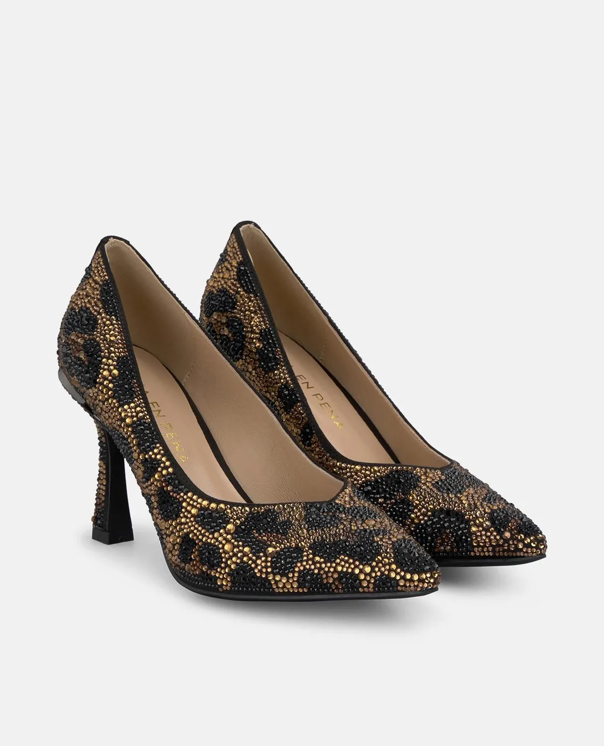 Alma en Pena I250403 escarpin noir strass 9 cm