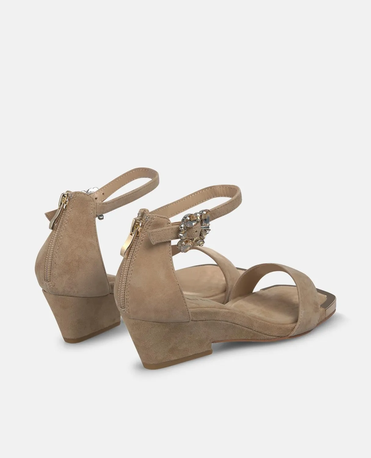 Alma en Pena V260780 sandales talon cuir sable