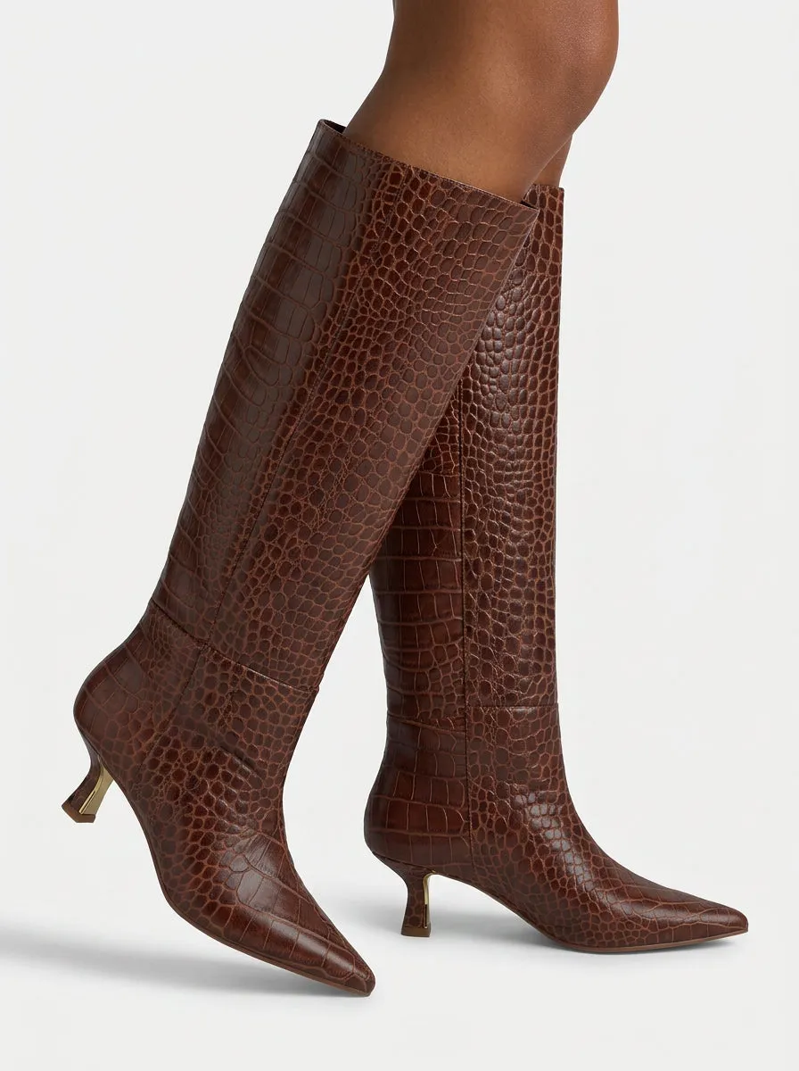 Alma en Pena I260392 Bottes à talon camel cuir