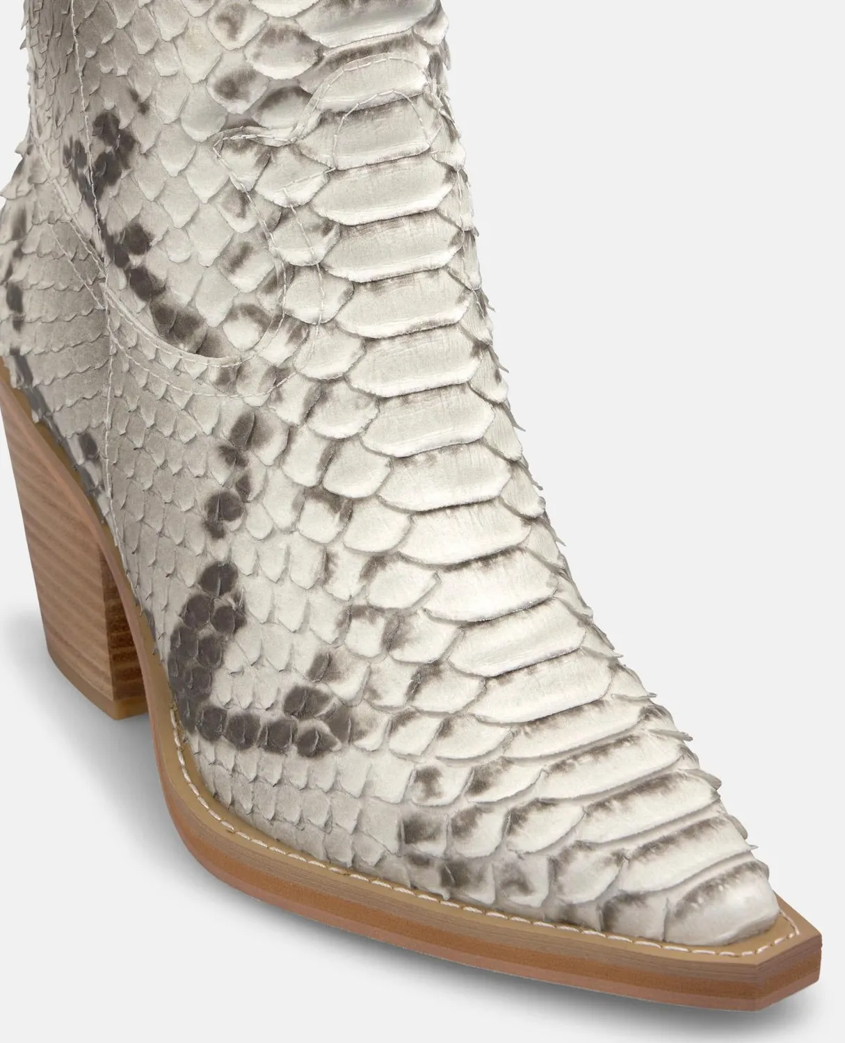 Alma en Pena V260150 bottes serpent blanc 7 cm