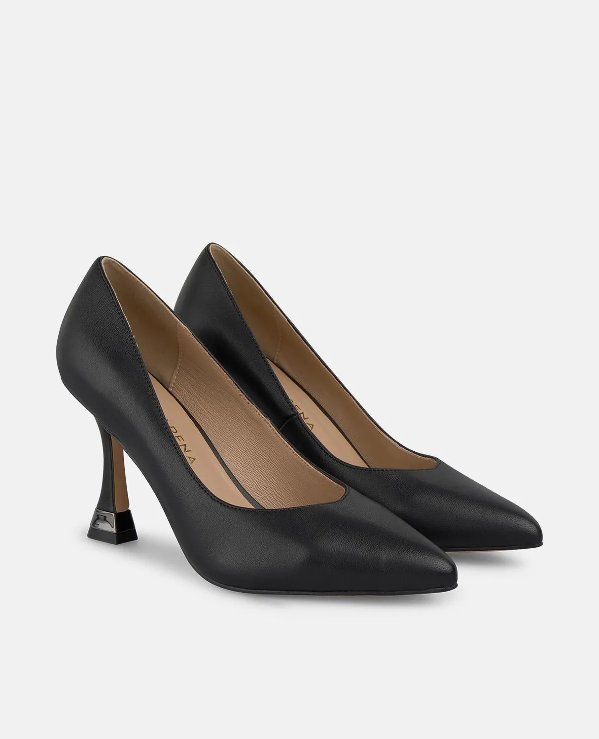 Alma en Pena I250430 escarpins cuir noir talon 9 cm