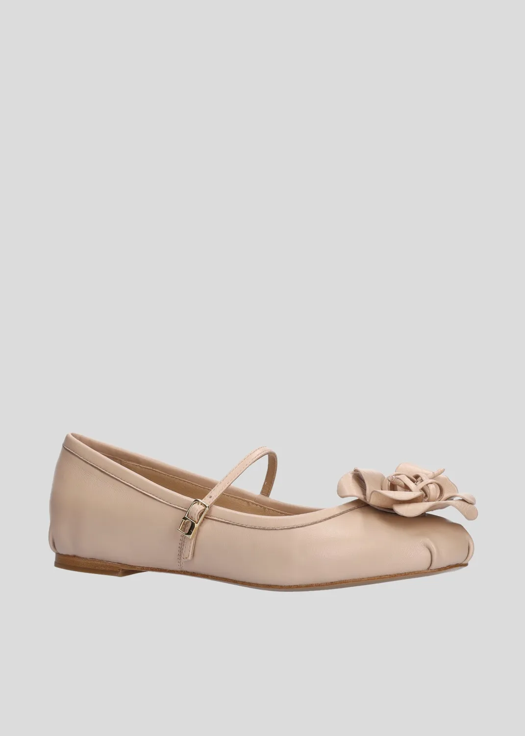 Lola Cruz Tulipa ballerines nude