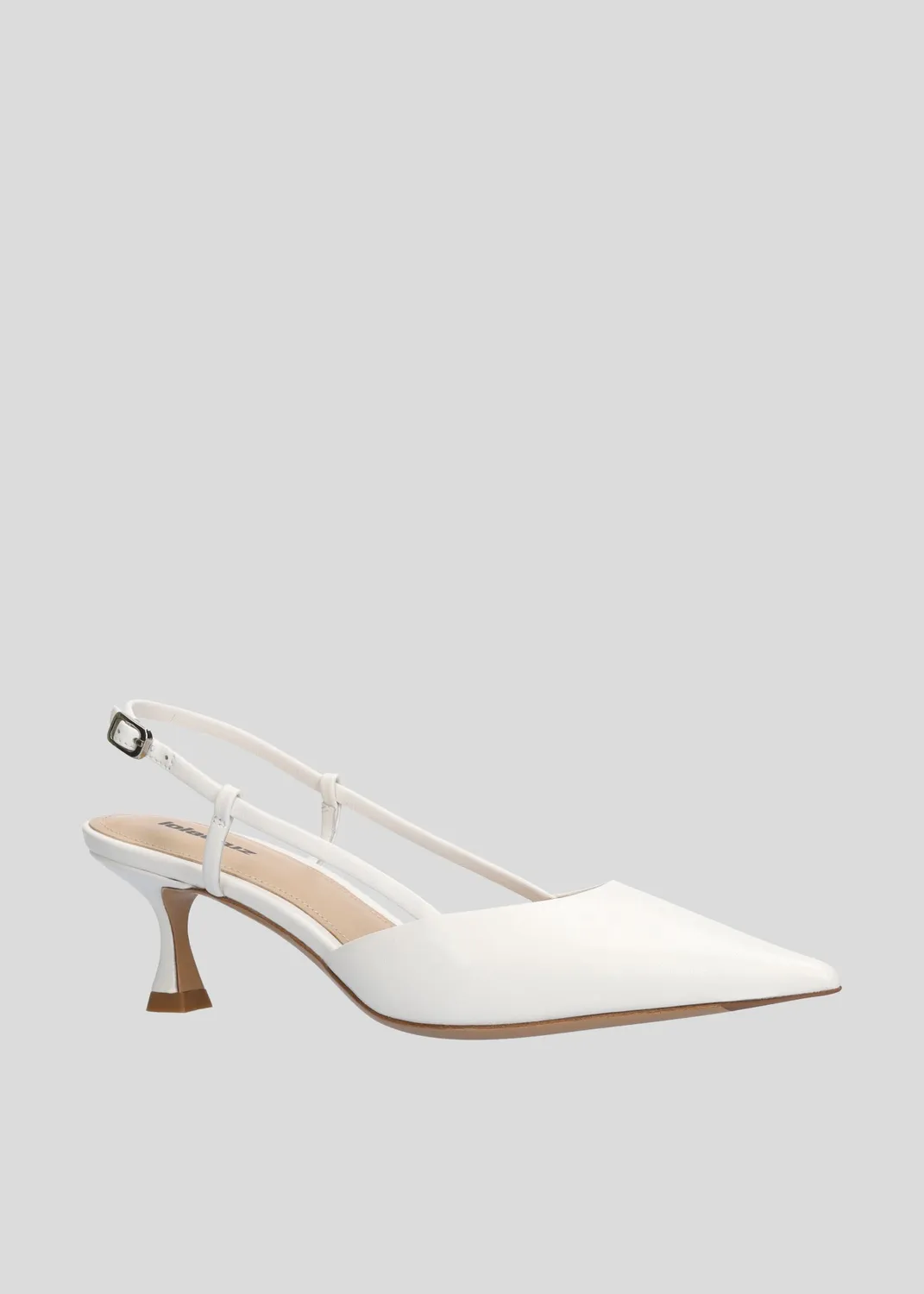 Lola Cruz Carmen 55 escarpins blanc talon 55 mm
