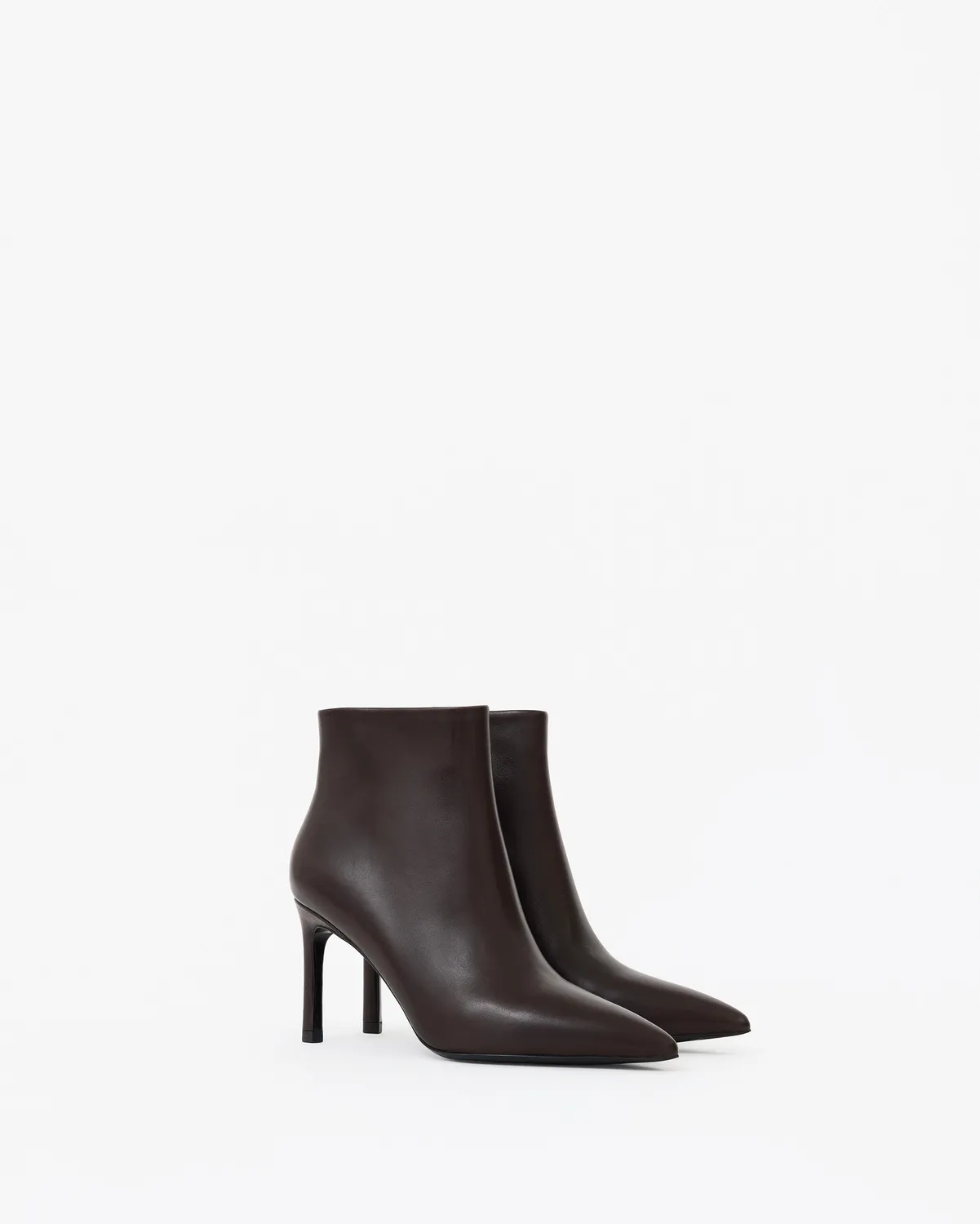 Mi/Mai Noura bottines chocolat veau talon 8 cm