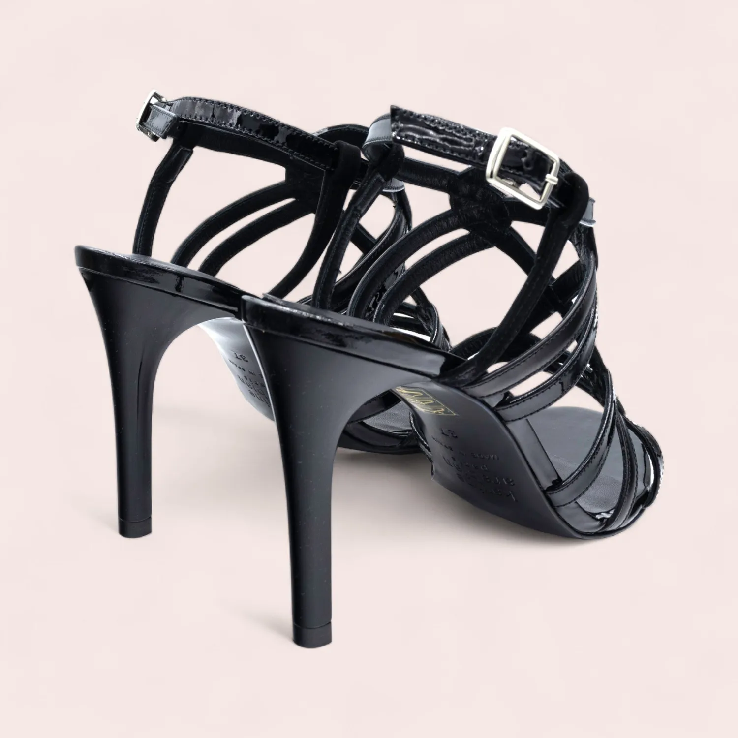 Karine Arabian Hermia sandales cuir talon 95mm
