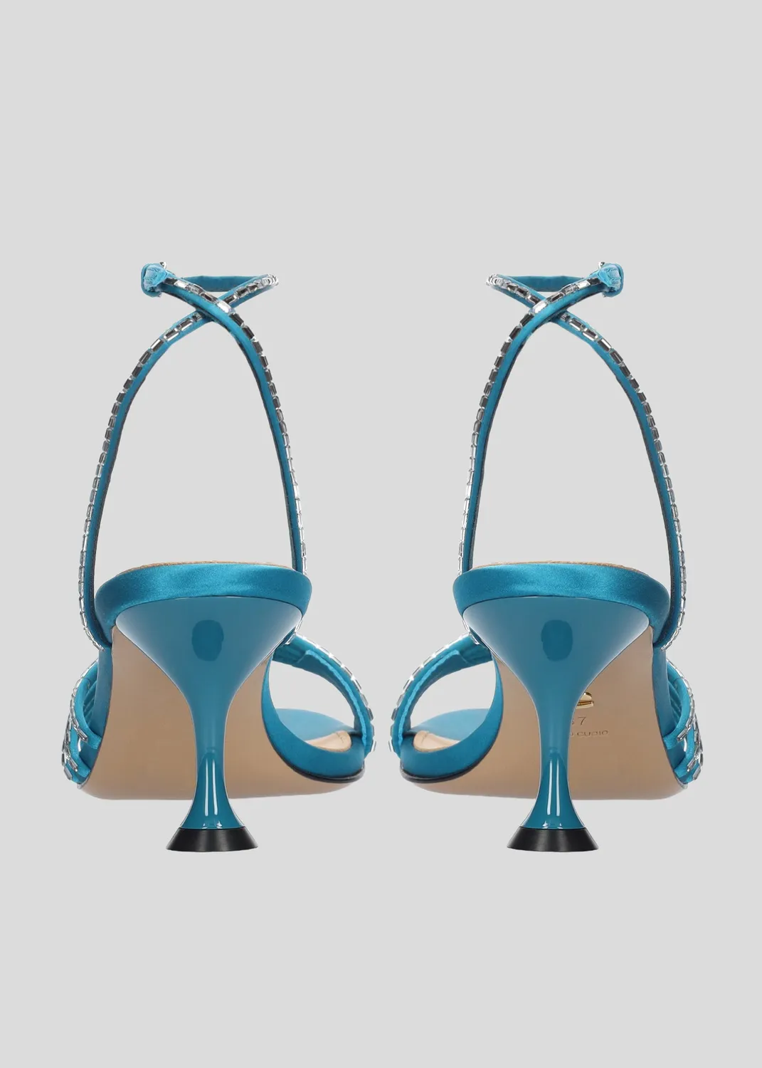 Lola Cruz Emma Sandal 65 sandales à talons bleu saphir