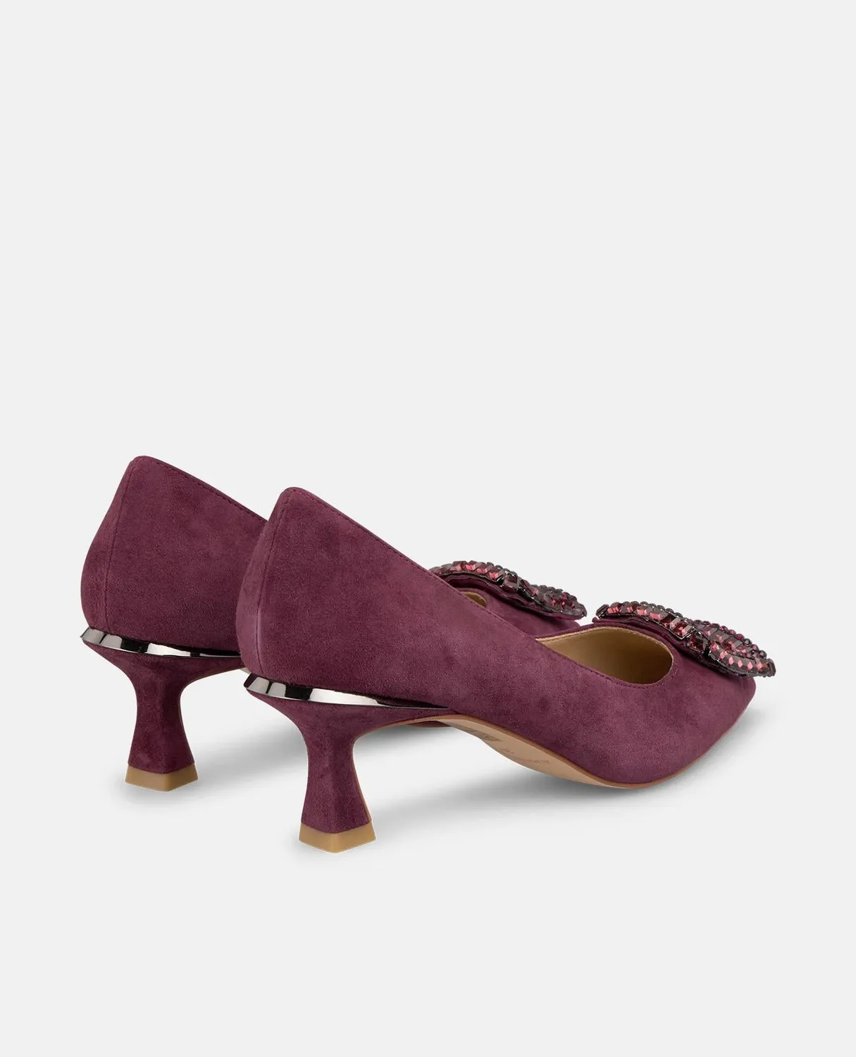 Alma en Pena I250504 escarpins cuir bordeaux talon 6 cm