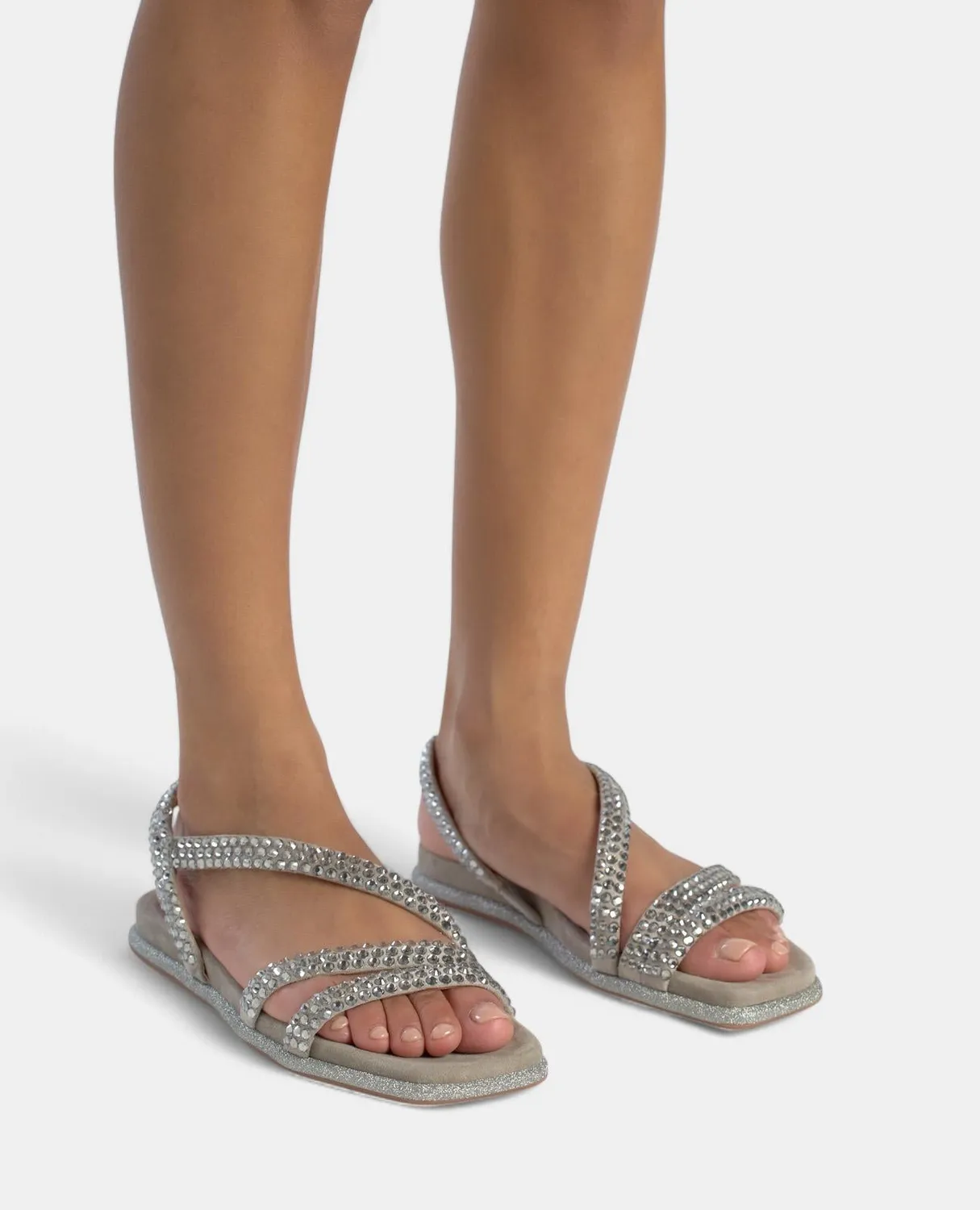 Alma en Pena V2551611 sandales plates taupe