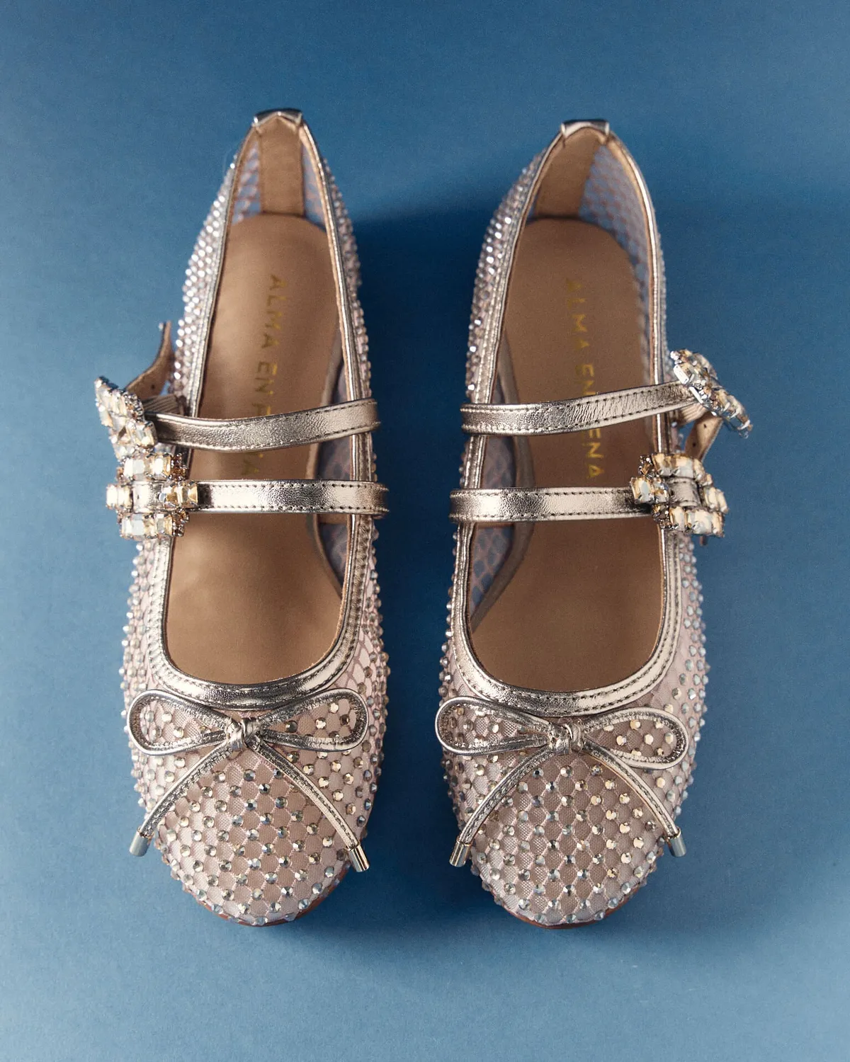 Alma en Pena V250532 ballerine bronze résille