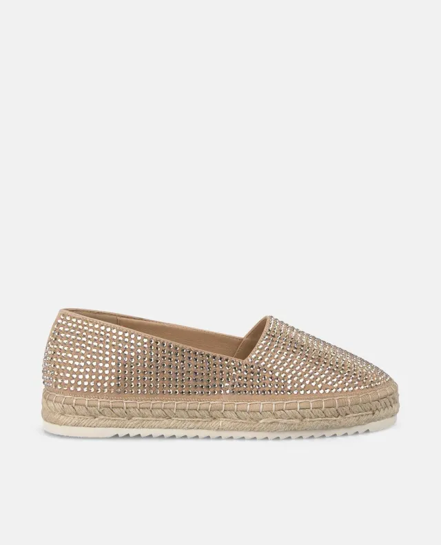 Alma en Pena V250276 espadrilles plates sable suède