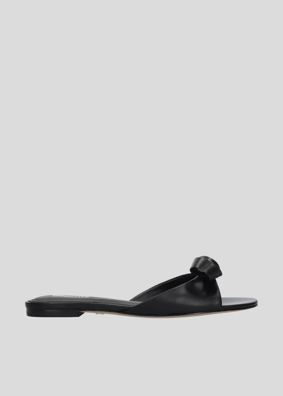 Lola Cruz Linda mules noires plates