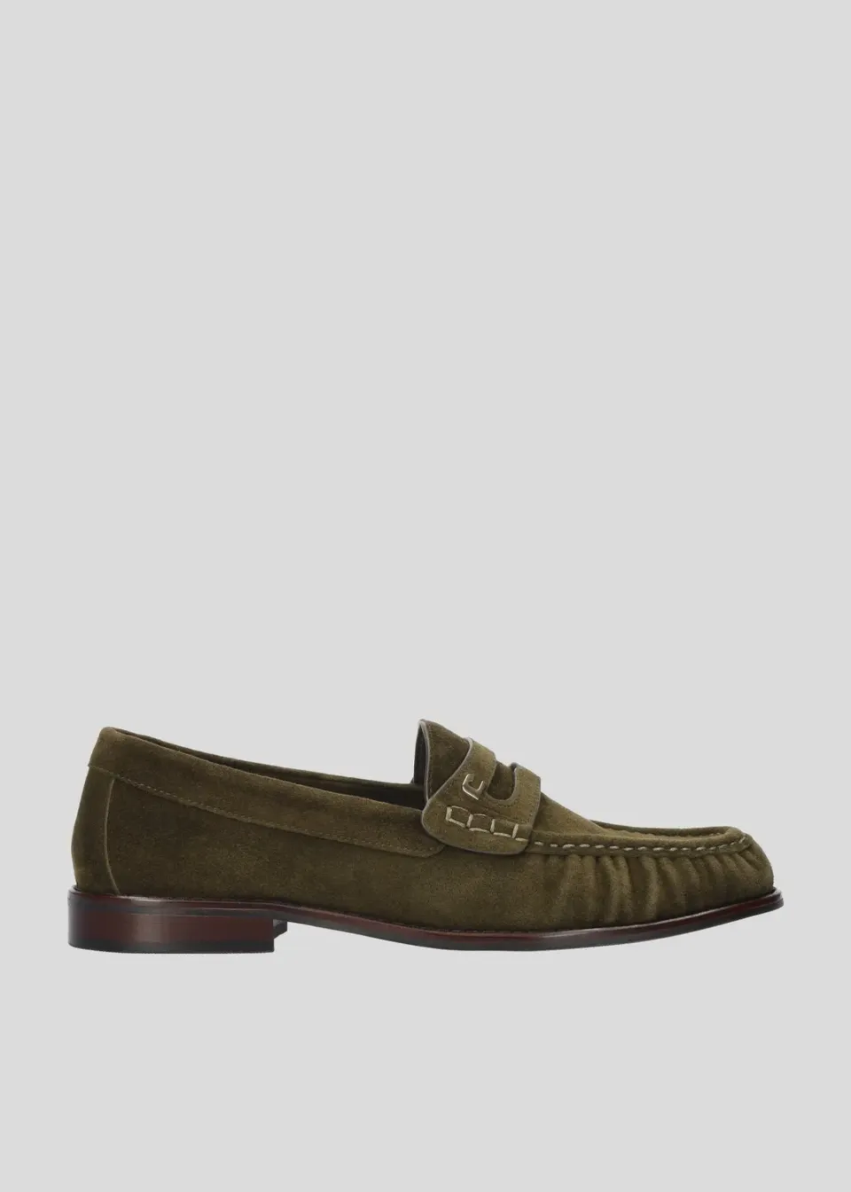 Lola Cruz Orea mocassins militaire cuir