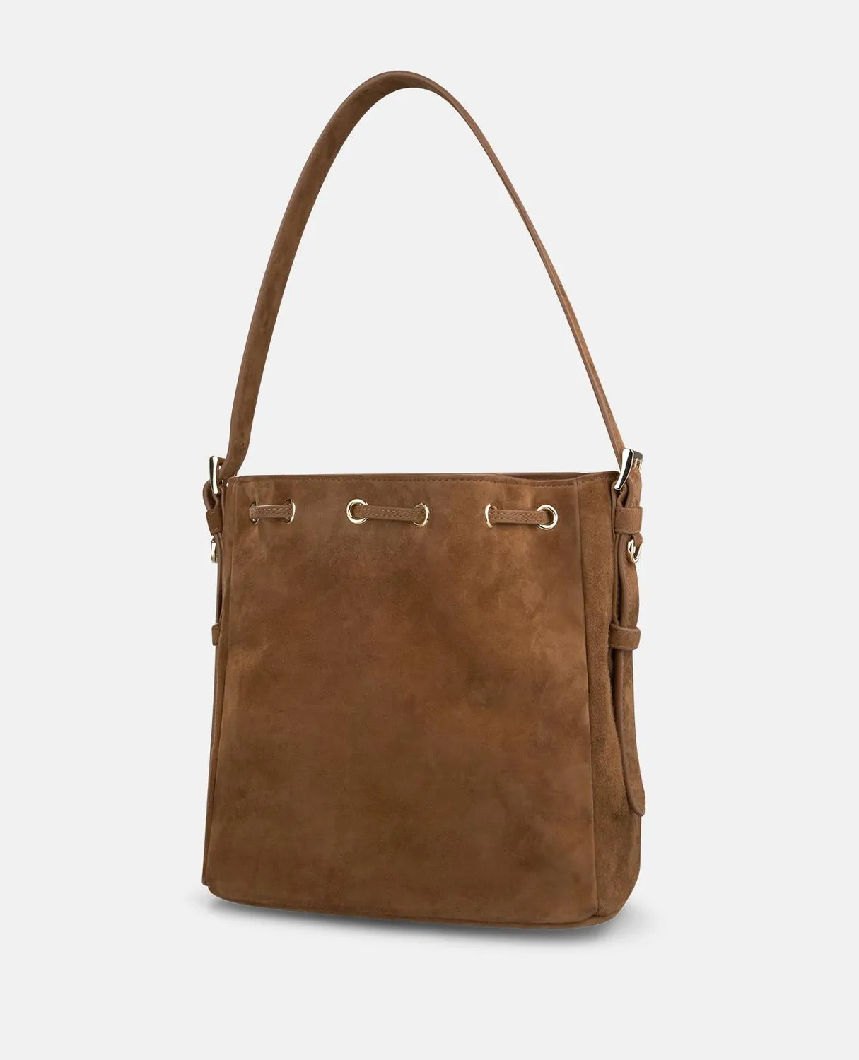 Alma en Pena BG246 sac bourse daim camel