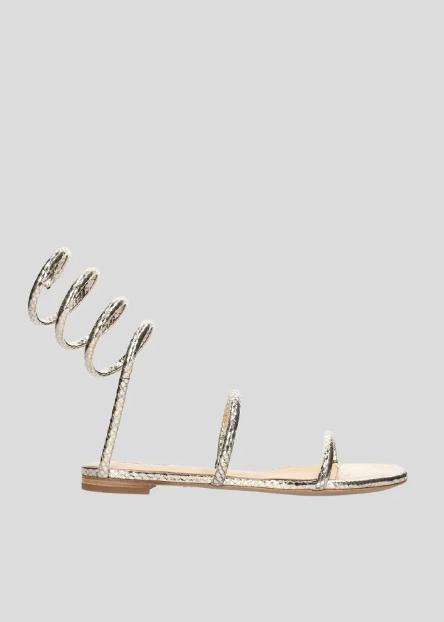 Lola Cruz Piale sandales plates platine