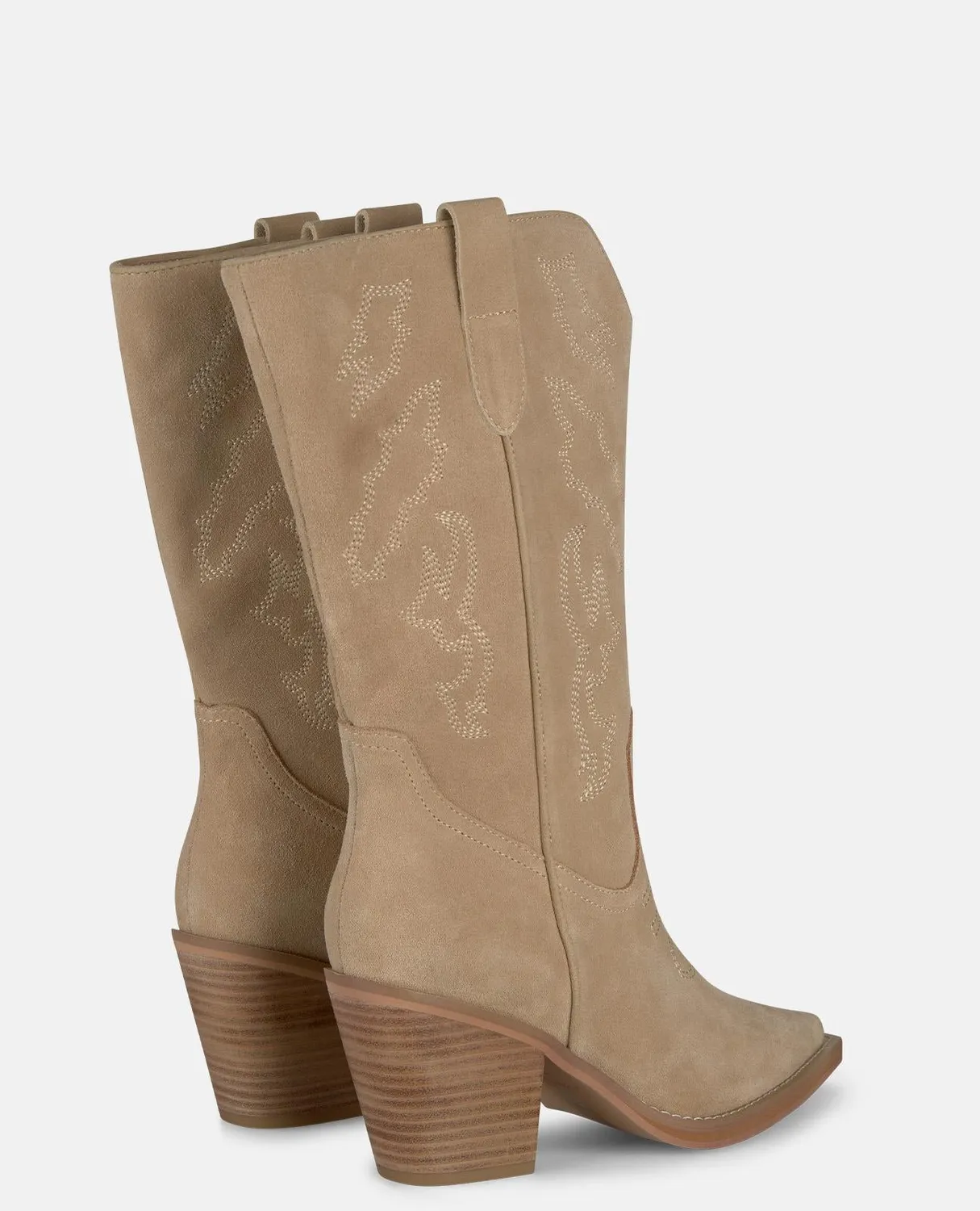 Alma en Pena V260153 boots cowboy talon 7 cm sable
