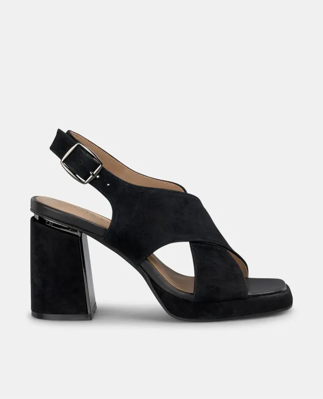 ALMA EN PENA V250794 sandales talon noir cuir talon 8,5 cm