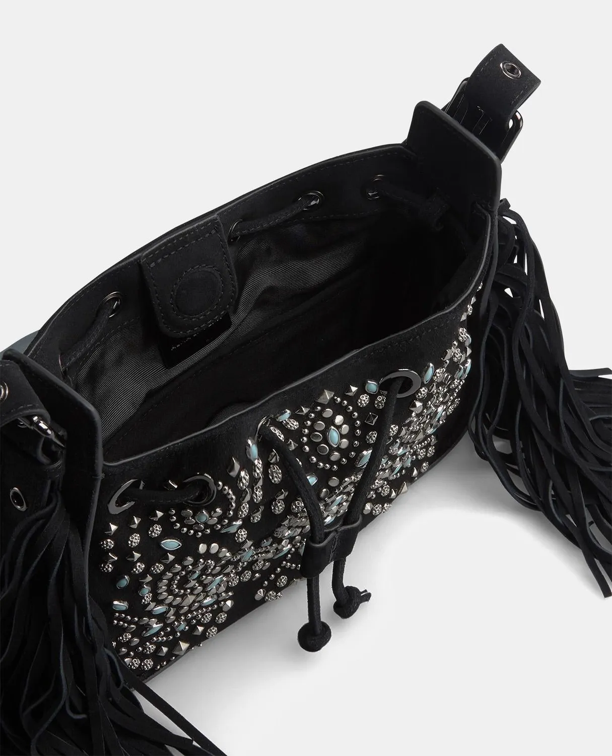Alma en Pena I24BG-112 sac bandoulière noir clouté