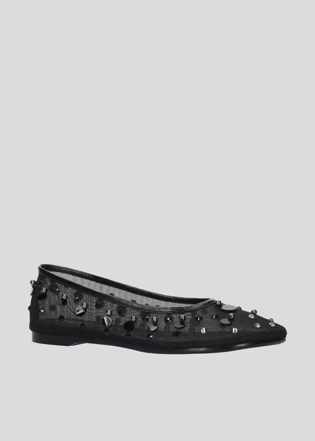Lola Cruz Daphne ballerines noir cuir