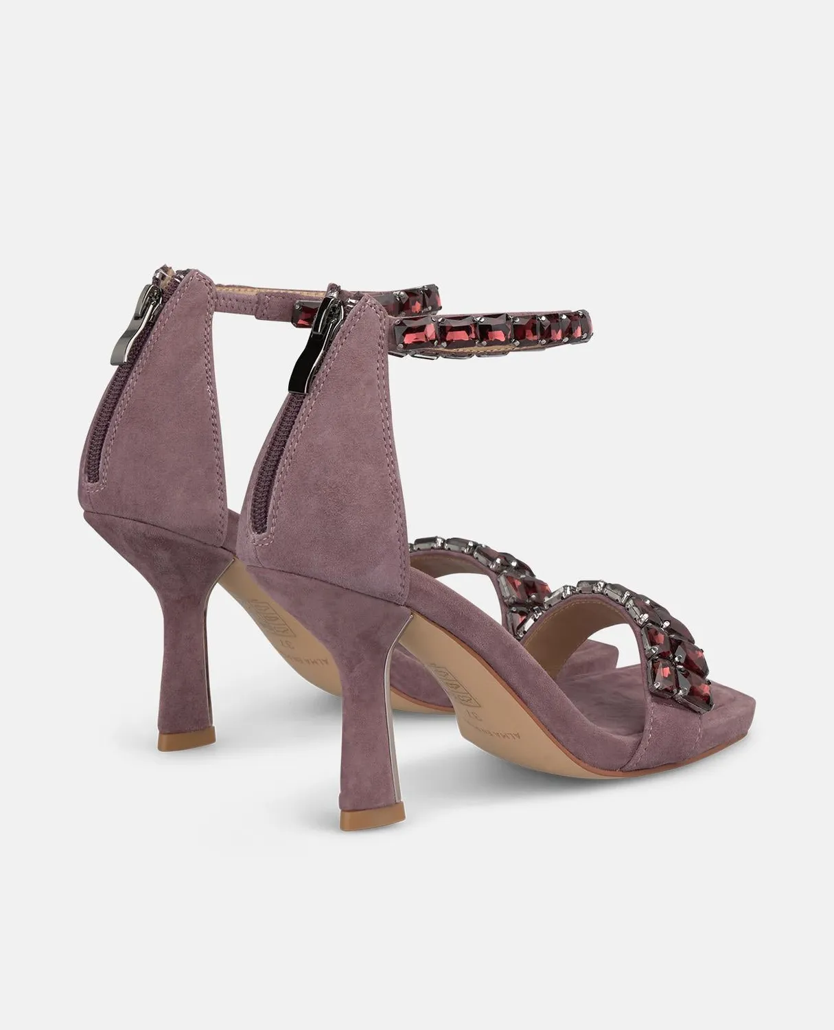 Alma en Pena I250081 sandales talon fin lavande 9 cm strass