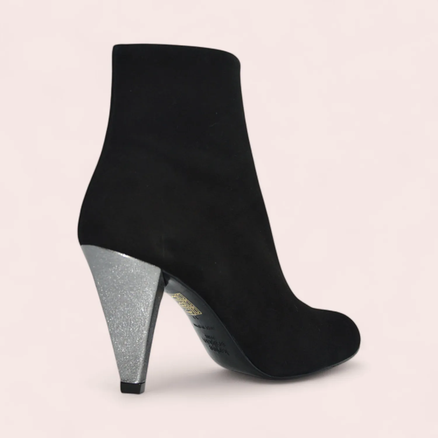 Karine Arabian FAYE bottine talon 75 mm cuir noir