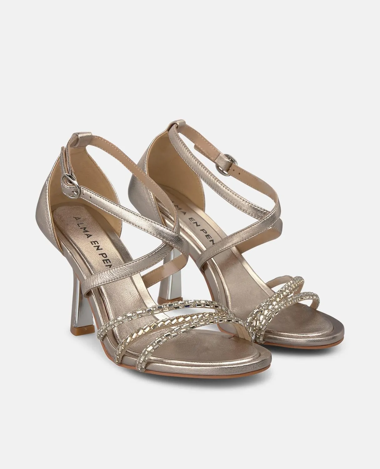 Alma en Pena I260306 sandales bronze talon 8 cm