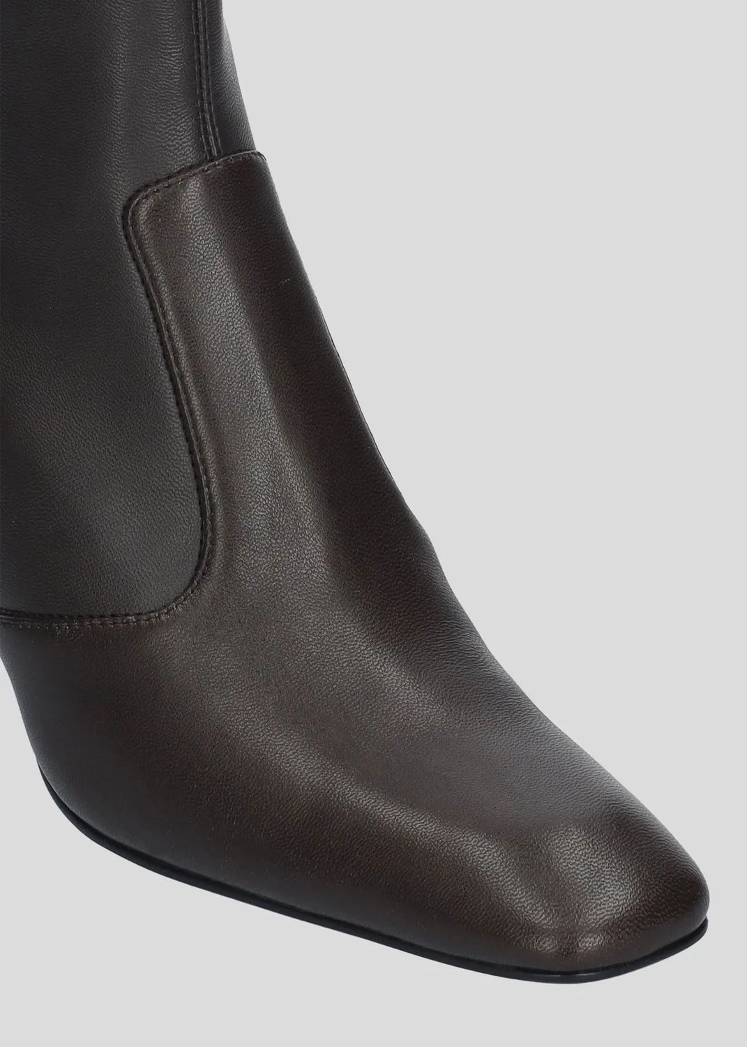Lola Cruz Hanna Booties 80 bottines chocolat cuir