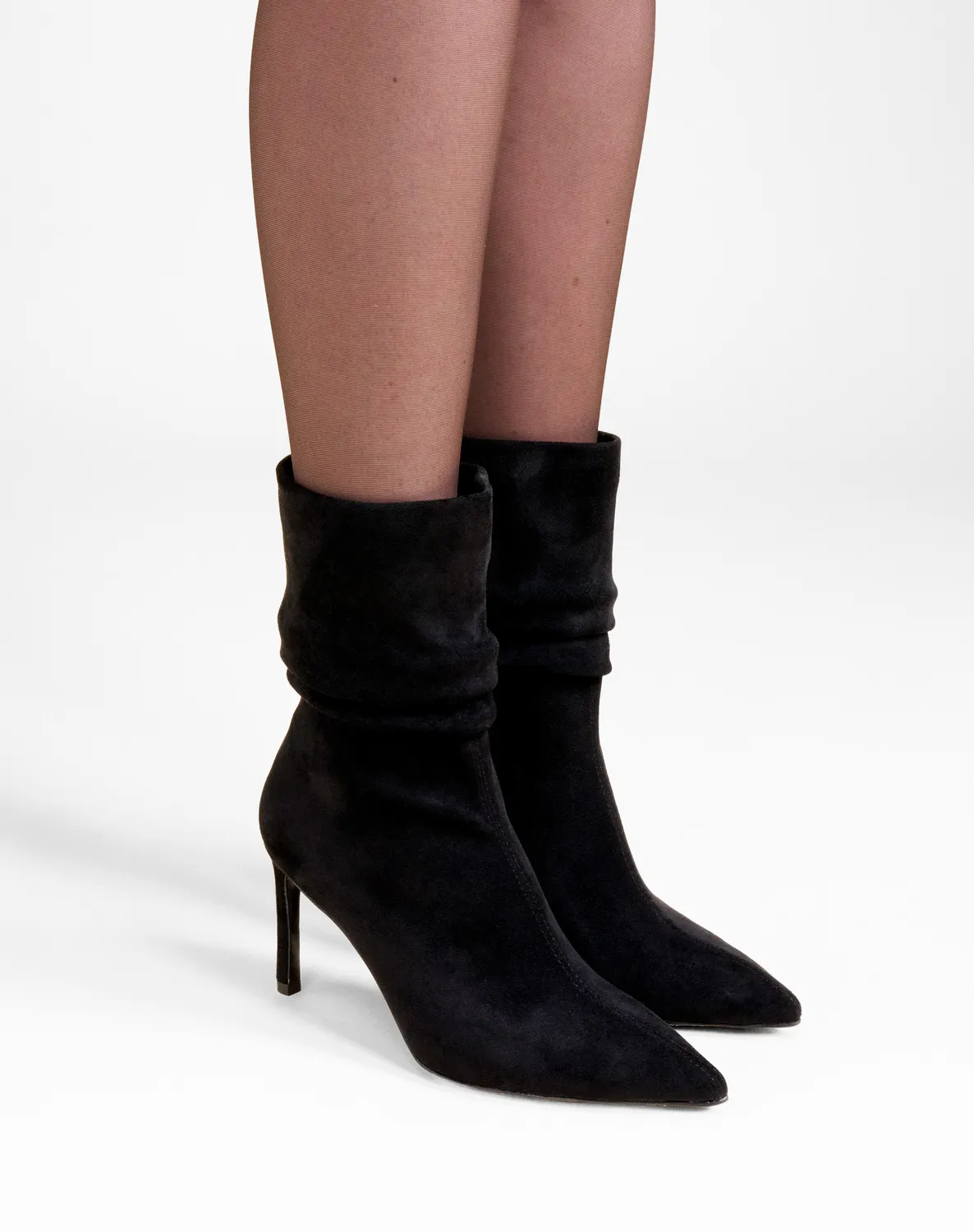 Mi/Mai Zaha Black bottines talon bout pointu