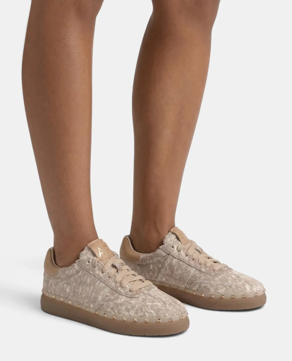 Alma en Pena I261108 sneakers beige poil cuir