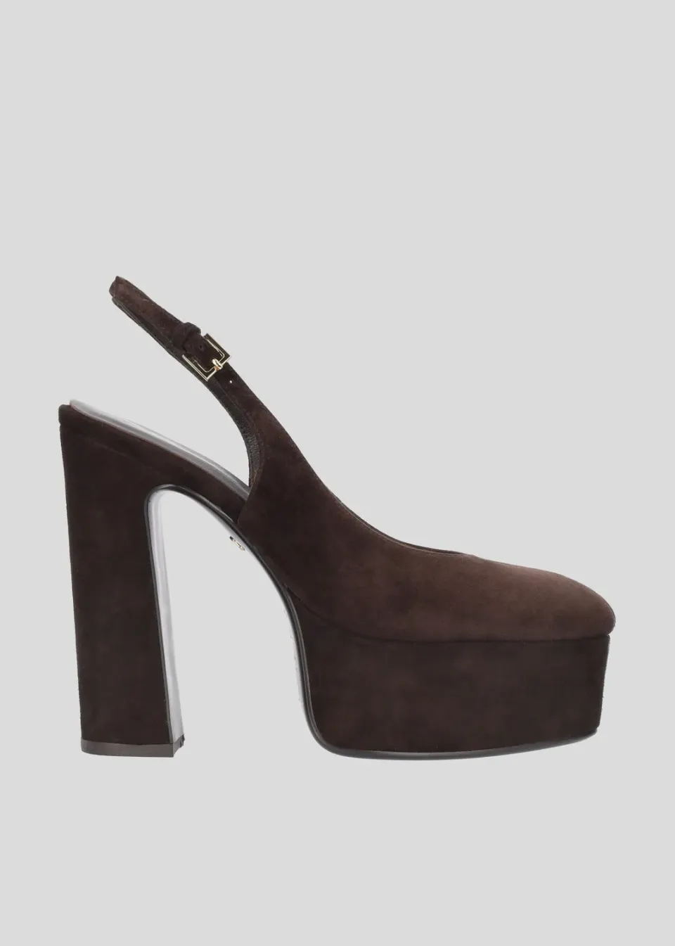Lola Cruz Lea Platforms 130 sandales à talons chocolat