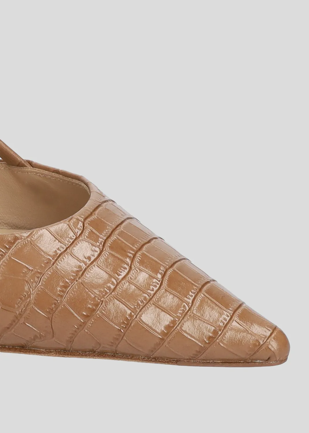Lola Cruz Carmen 55 escarpins camel talon 5,5 cm