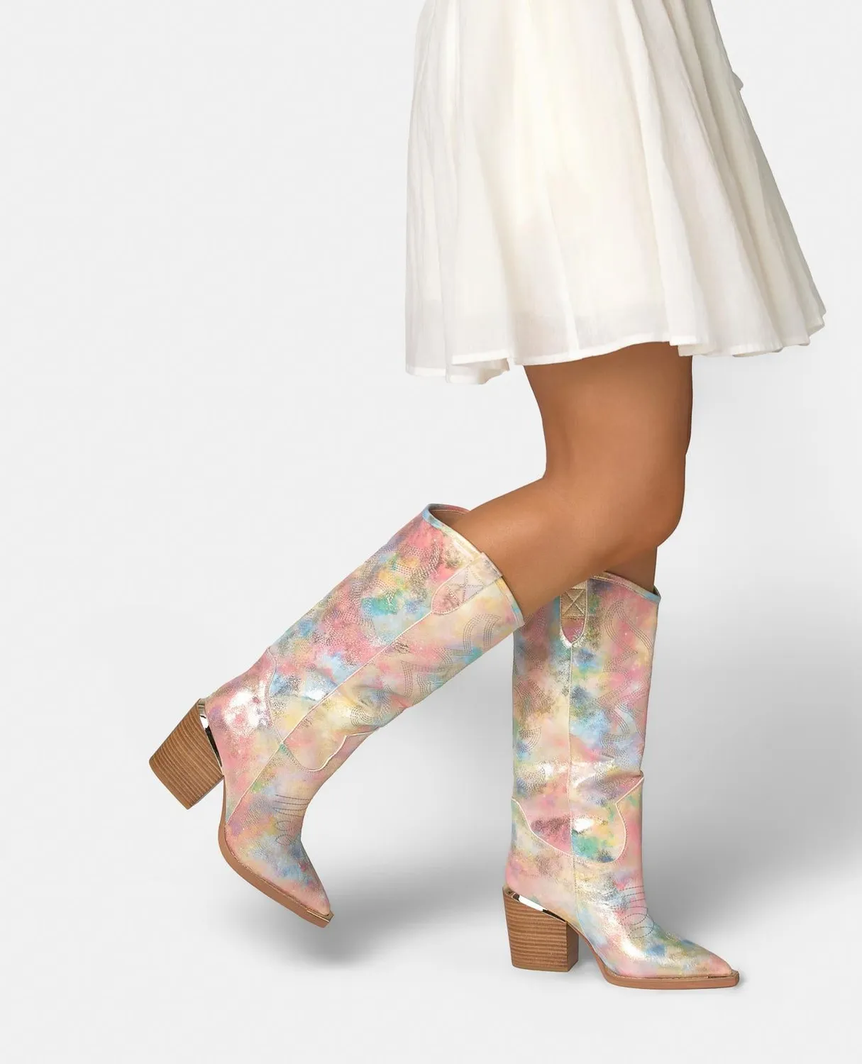 Alma en Pena V260108 bottes campera rose talon 7,5 cm