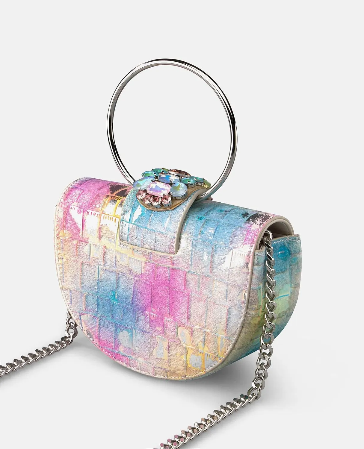 Alma en Pena BG101 sac bandoulière cuir serpent lune