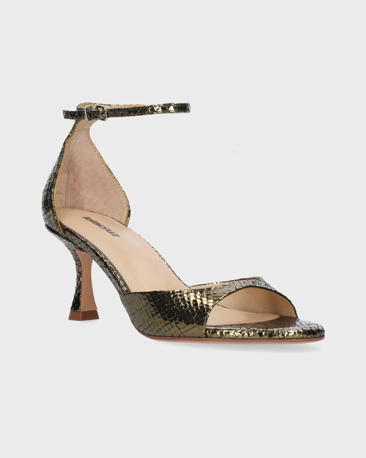 Lola Cruz Kumala sandales 65 kaki talon 6,5 cm