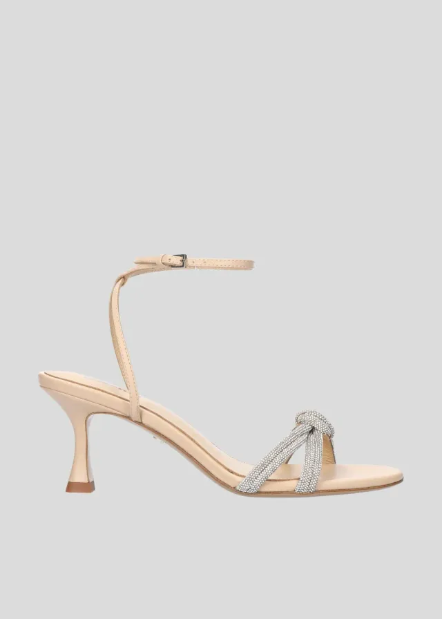 Lola Cruz Alice Sandal 65 sandales beige talon 6,5 cm