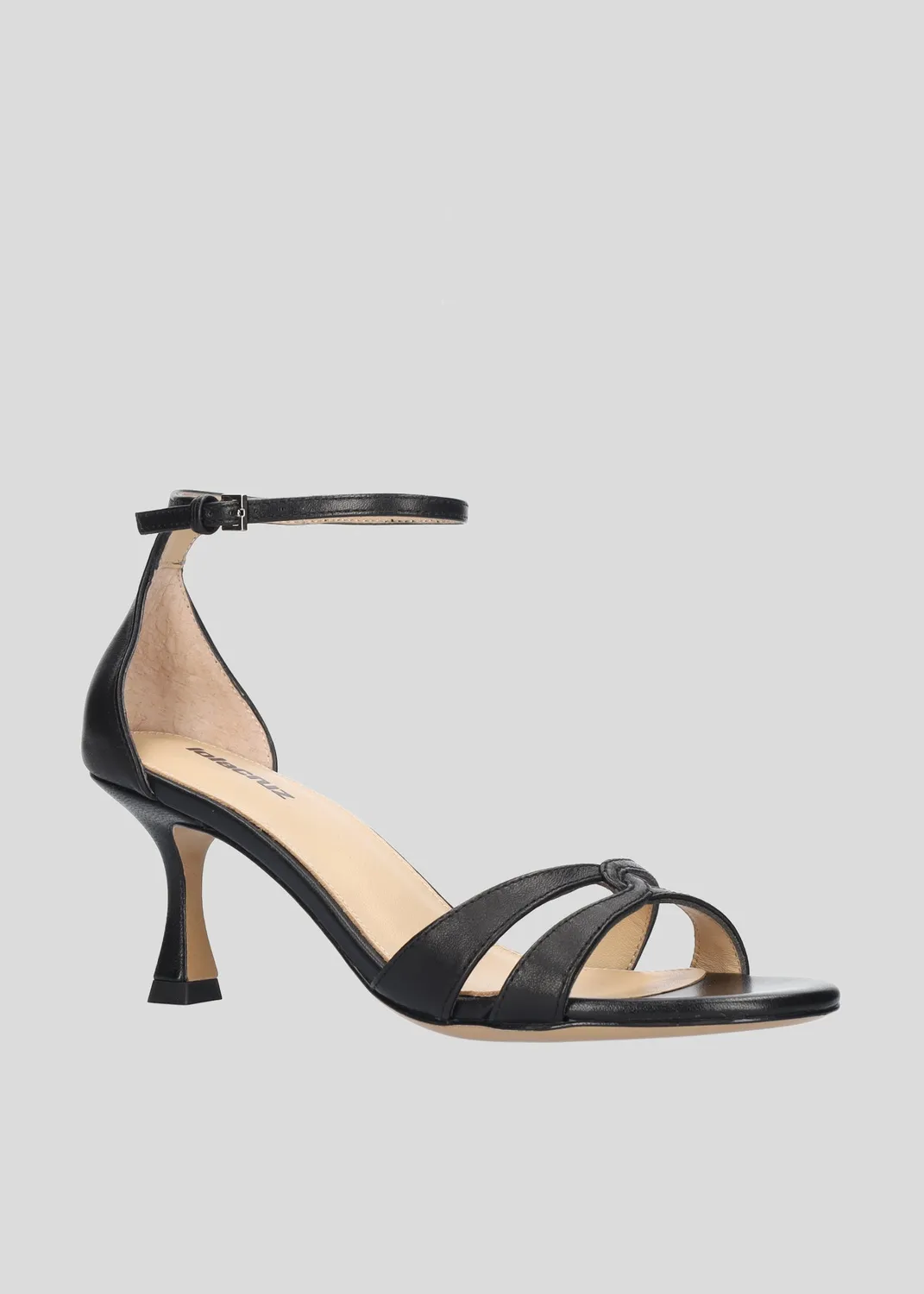 Lola Cruz Eleanor 65 sandales à talons noir talon 6,5 cm