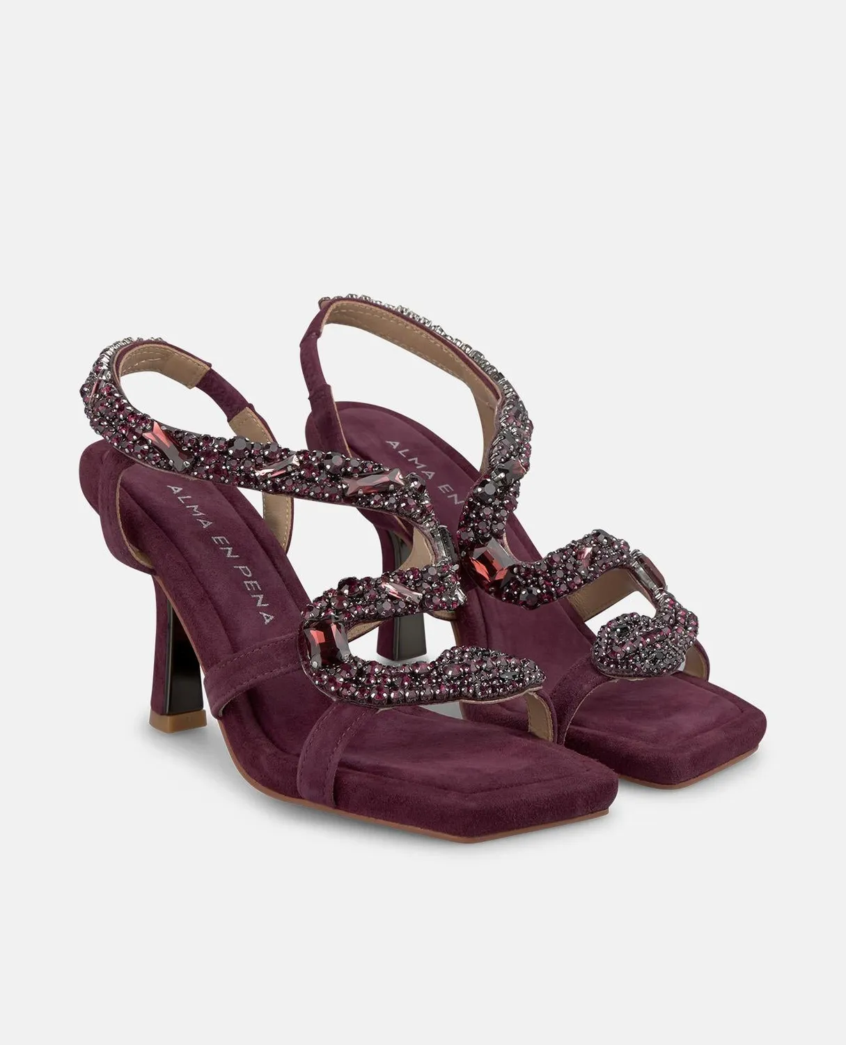 Alma en Pena I250087 sandales bordeaux talon 9 cm