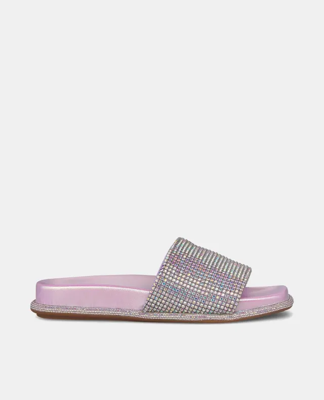 Alma en Pena V240880 sandales plates violet strass