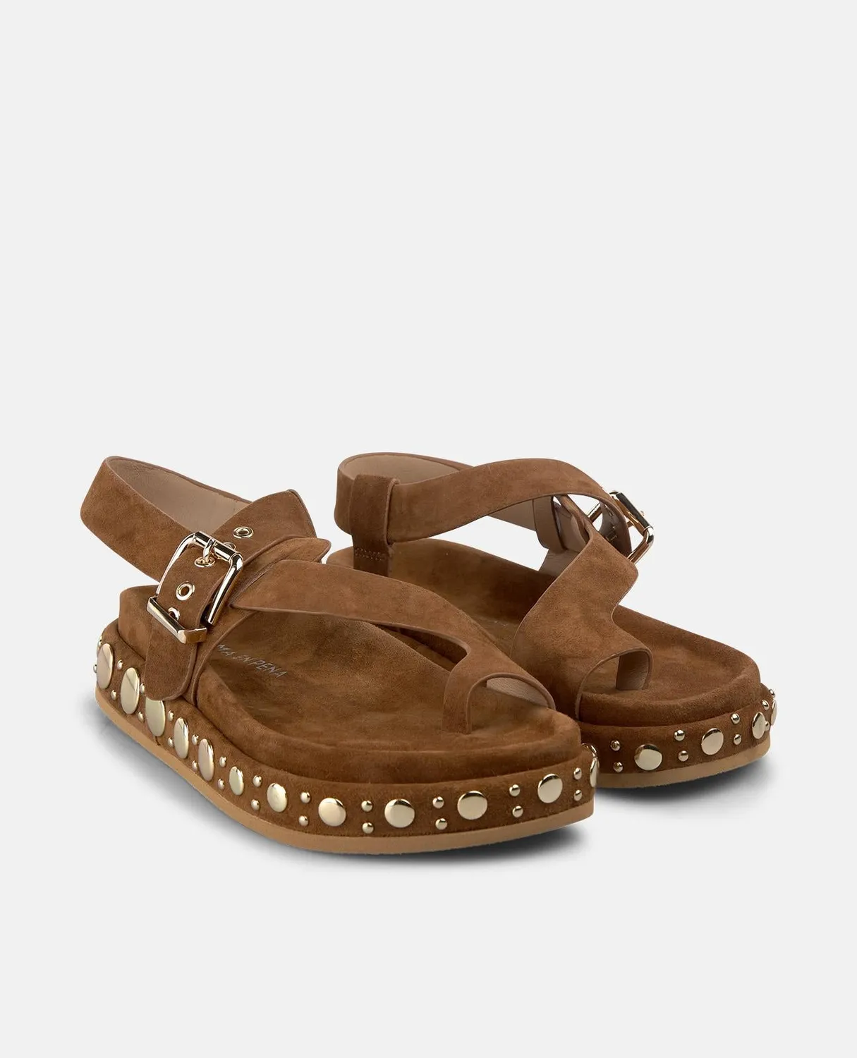 Alma en Pena V267201 sandales caramel plateforme 3 cm