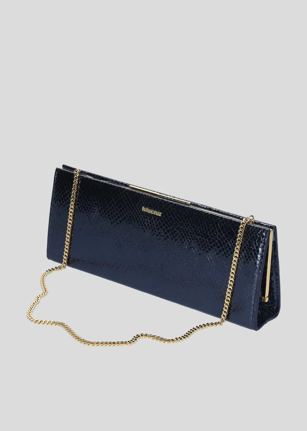 Lola Cruz Écla pochette de soirée cuir