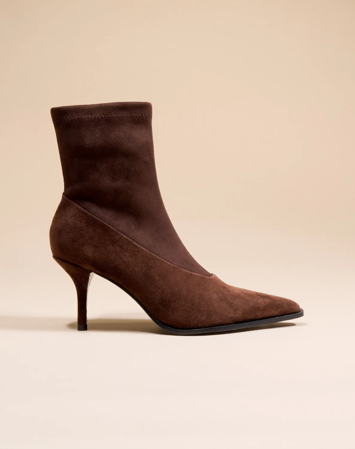 Mi/Mai Ando Chocolate bottines chocolat talon aiguille