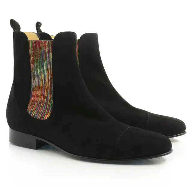 Bégum Paris Amazone bottines chelsea noir talon 2 cm