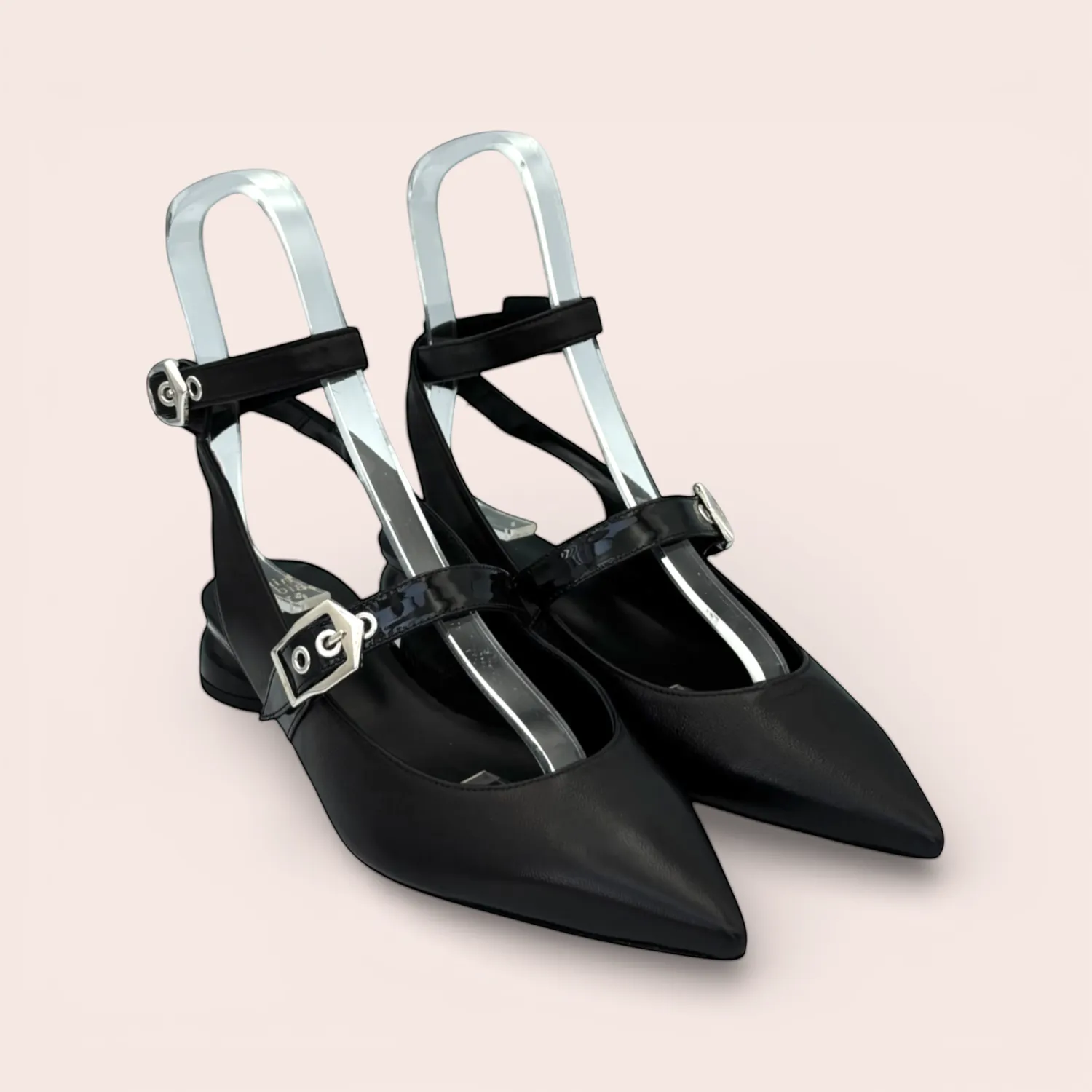 Karine Arabian TREAT sandales noir talon rond