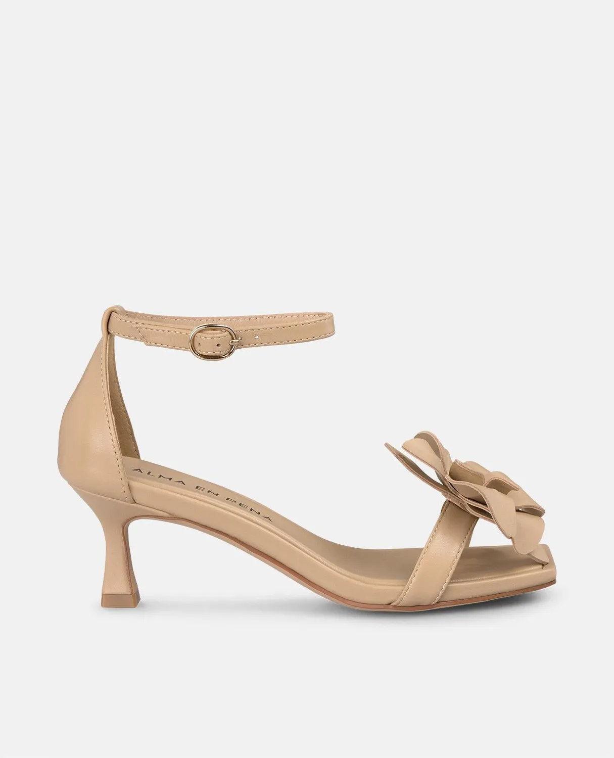 Alma en Pena V250874 sandales sable fleur talon 6 cm