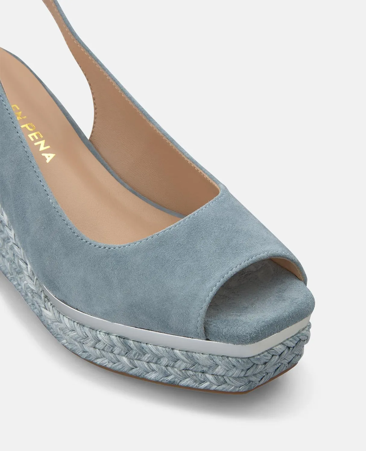 Alma en Pena V266000 espadrille compensée cuir 9,5 cm