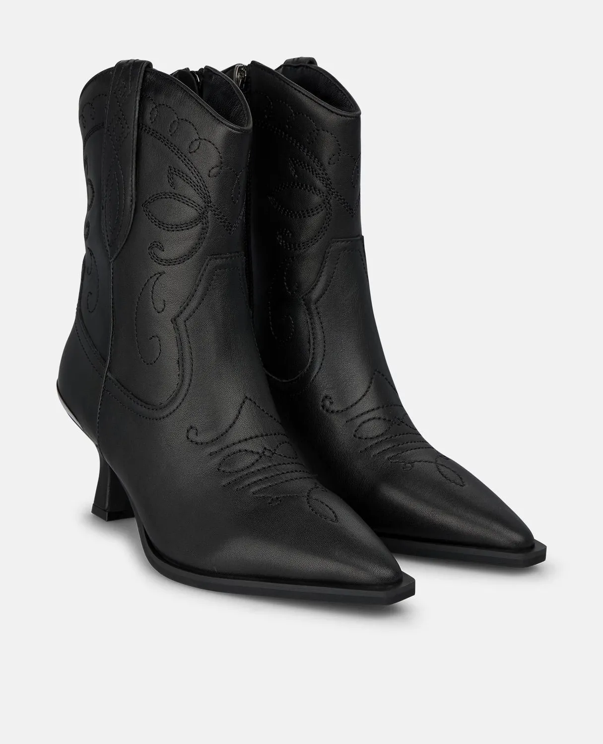 Alma en Pena I260350C bottines cowboy cuir noir 6 cm