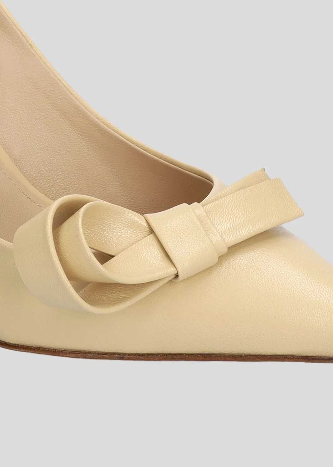 Lola Cruz Linda 85 escarpins beige talon 8,5 cm