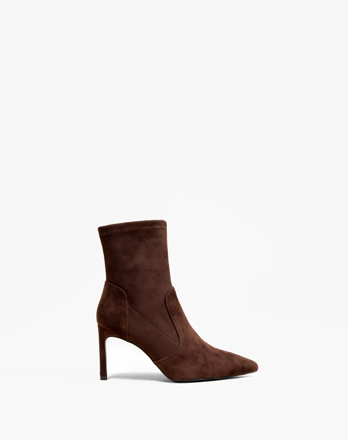 Mi/Mai Ophelia Chocolate bottines pointues talon chocolat